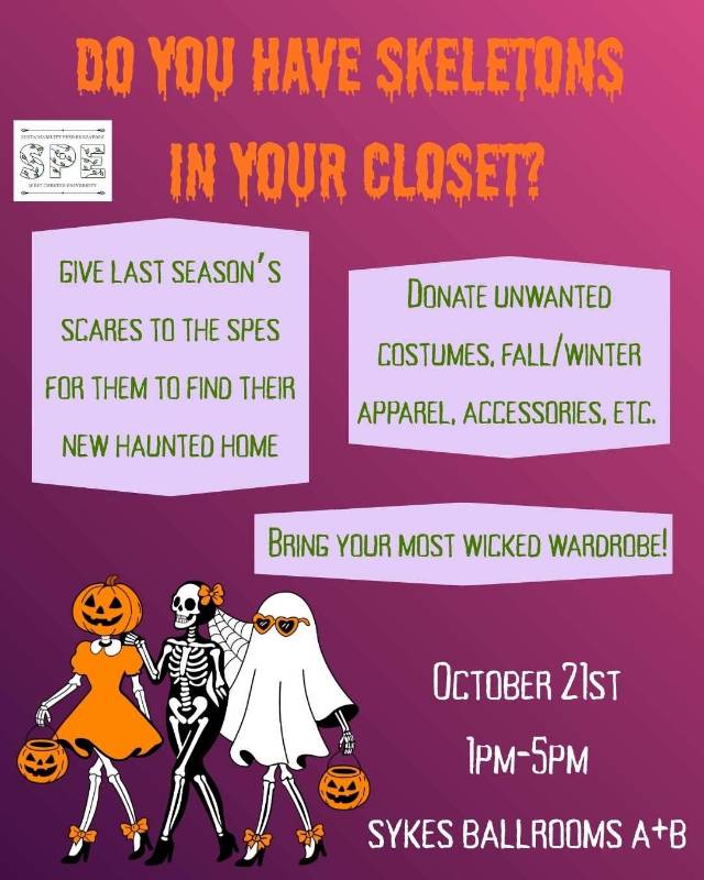 SPE Halloween Thrift Swap Flyer