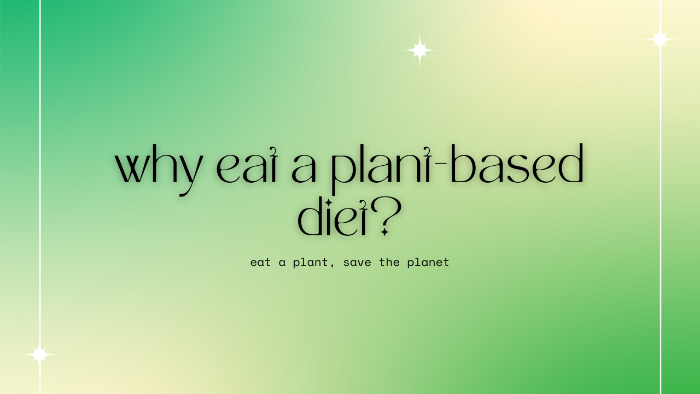 why eat a plant based diet?