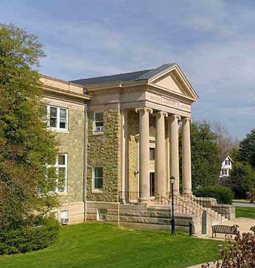 Aerial View of Library