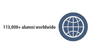 110,000 alumni worldwide