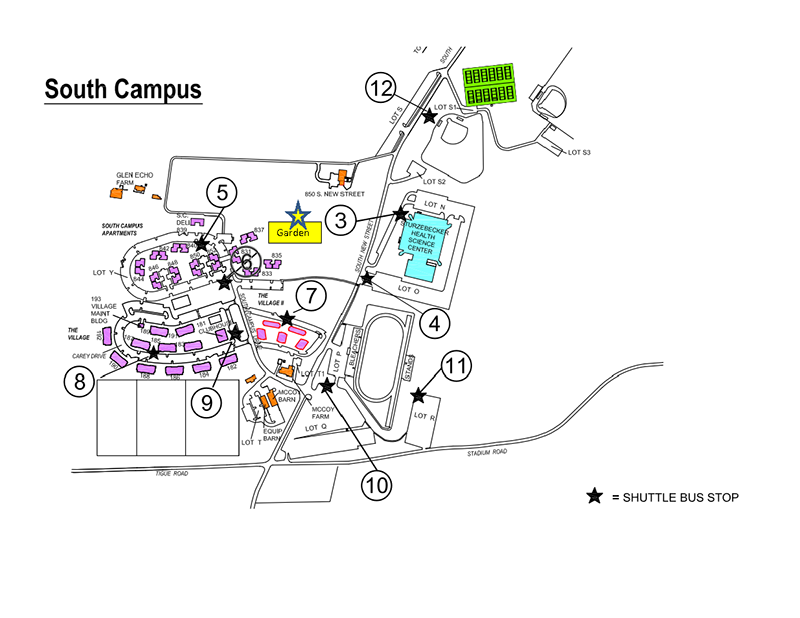 Campus Garden Map