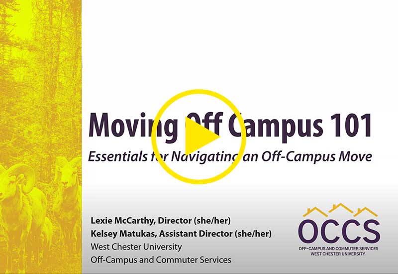 Moving Off Campus 101