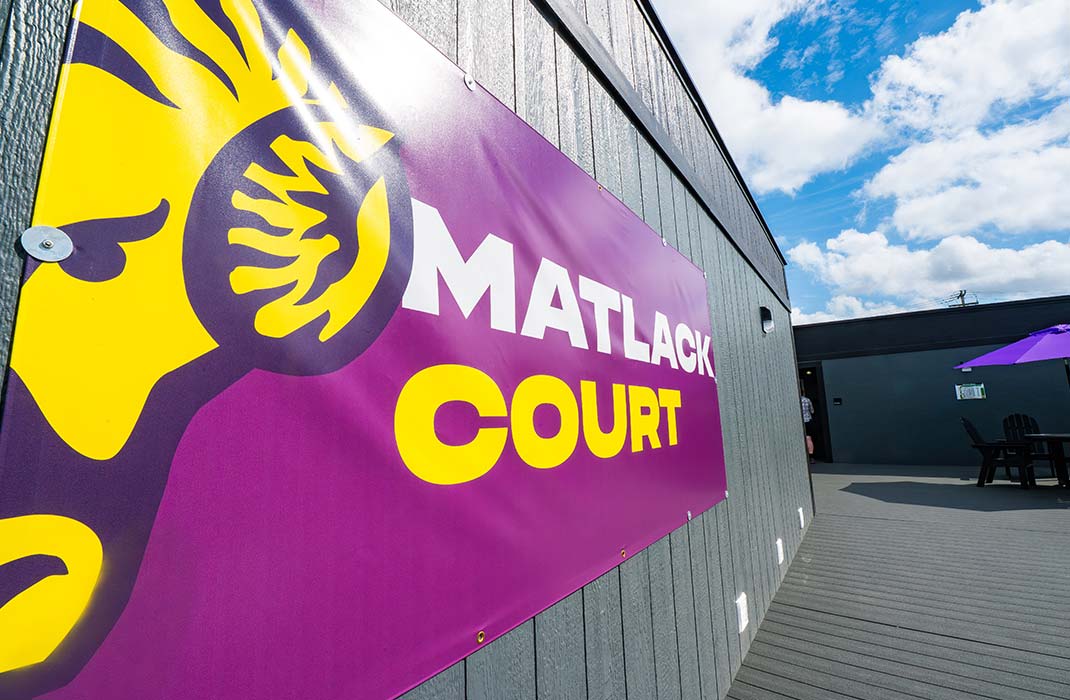 Side of matlack court building