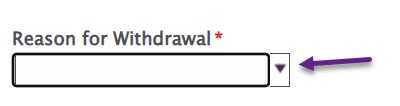 Term or University Withdrawal Form 6