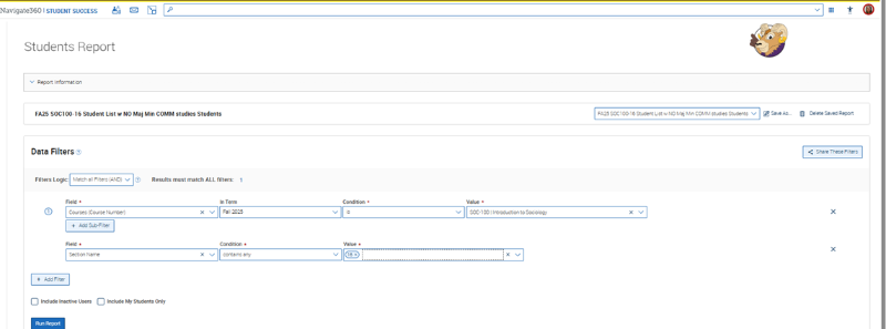 Email/Text Students in a Course Section 1