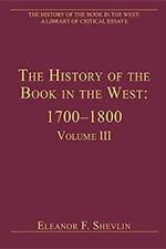 The History of the Book in the West Book Cover