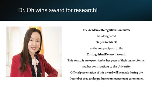 Dr. Oh Research Award