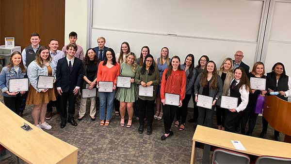 COLLEGE OF BUSINESS AND PUBLIC MANAGEMENT OUTSTANDING STUDENTS CELEBRATED