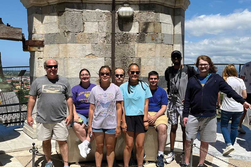 Students in the University’s Dub C Autism Program (D-CAP) traveled to Italy