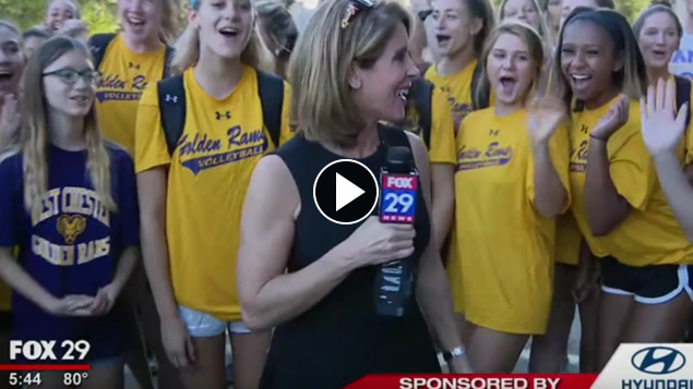 Fox 29 at West Chester University