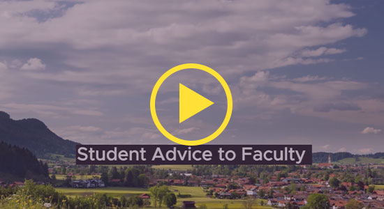 video thumbnail: Leadership and the Good Life - Student Advice to Faculty