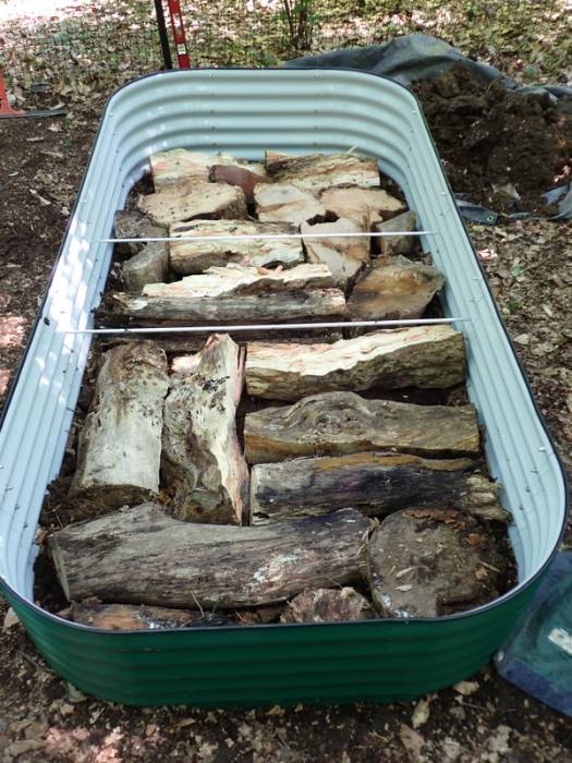 New Raised Hugelkultur