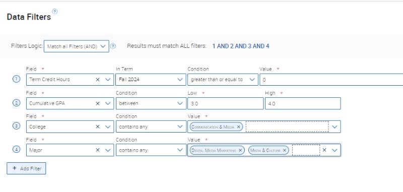 Creating a Targeted Student List in Navigate 2