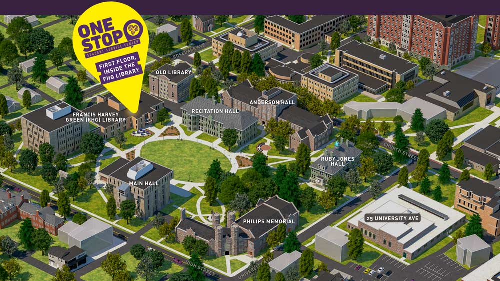 One Stop campus map