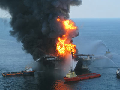 Deep Water Horizon Oil Rig Explosion