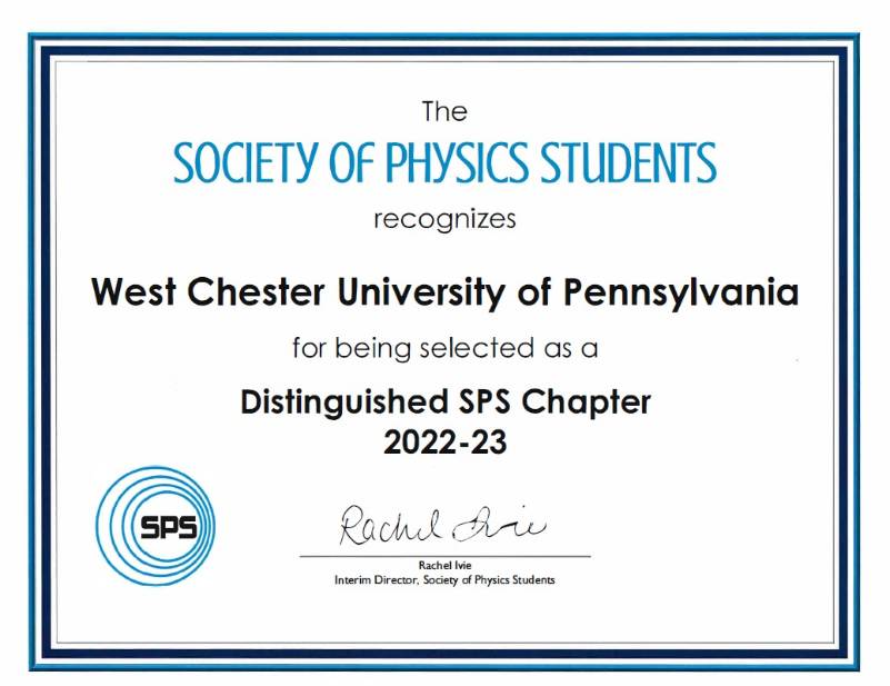 SPS Distinguished Chapter