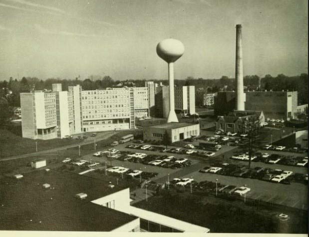 Water tower in 1965